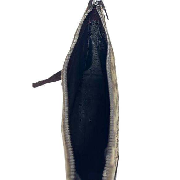 Gucci Bag Crossbody Shoulder Purse GG Logo Supreme Monogram Canvas Brown Leather - Picture 10 of 11